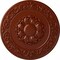 Ekena Millwork Sydney Ceiling Medallion (Fits Canopies up to 5 3/4"), Hand-Painted Firebrick, 27 3/4"OD x 2"P CM27SYFIF - alternate 1